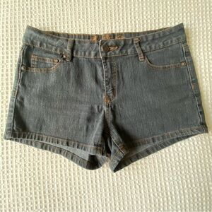 Wax Jean Women's Charcoal Denim Shorts